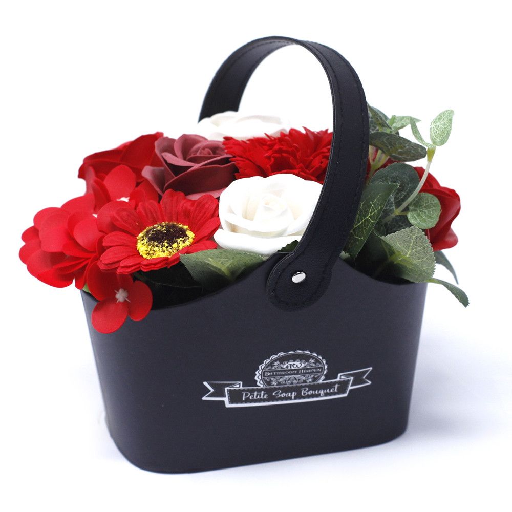 Bouquet Petite Basket - Rich Reds 🇬🇧