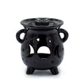 Cauldron Oil Burner - Moon Phase - Black 🇬🇧