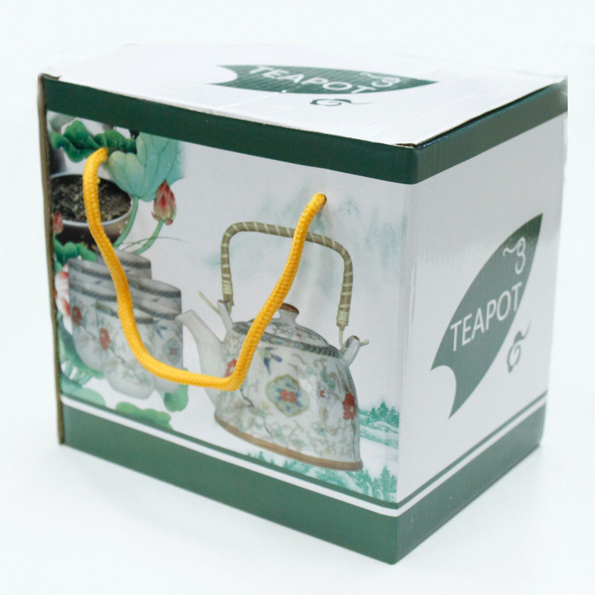 Herbal Teapot Set - Blue Pattern 🇬🇧