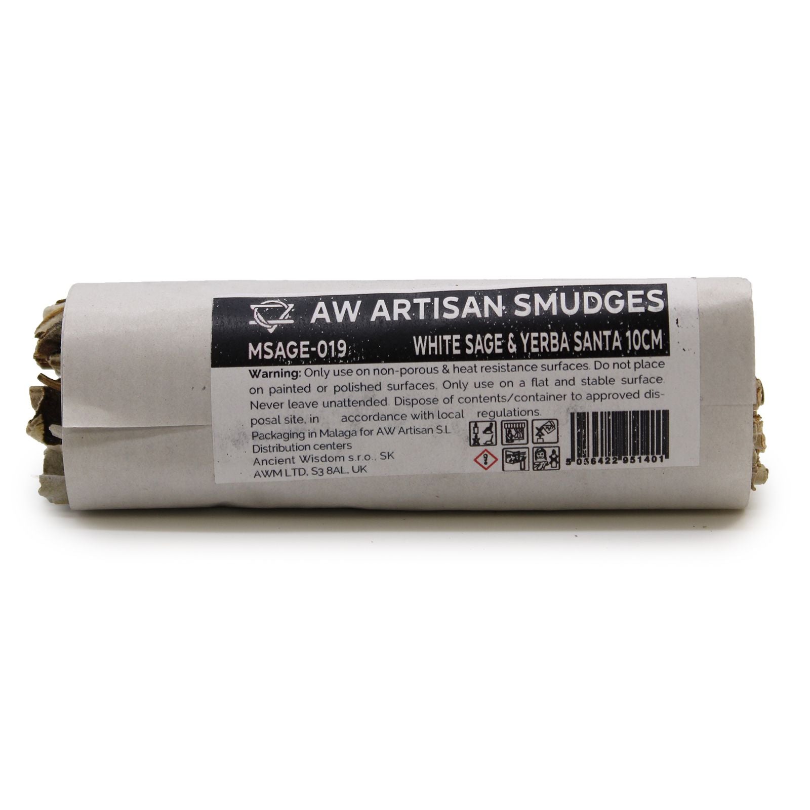 Smudge Stick - White Sage & Yerba Santa 10cm 🇬🇧