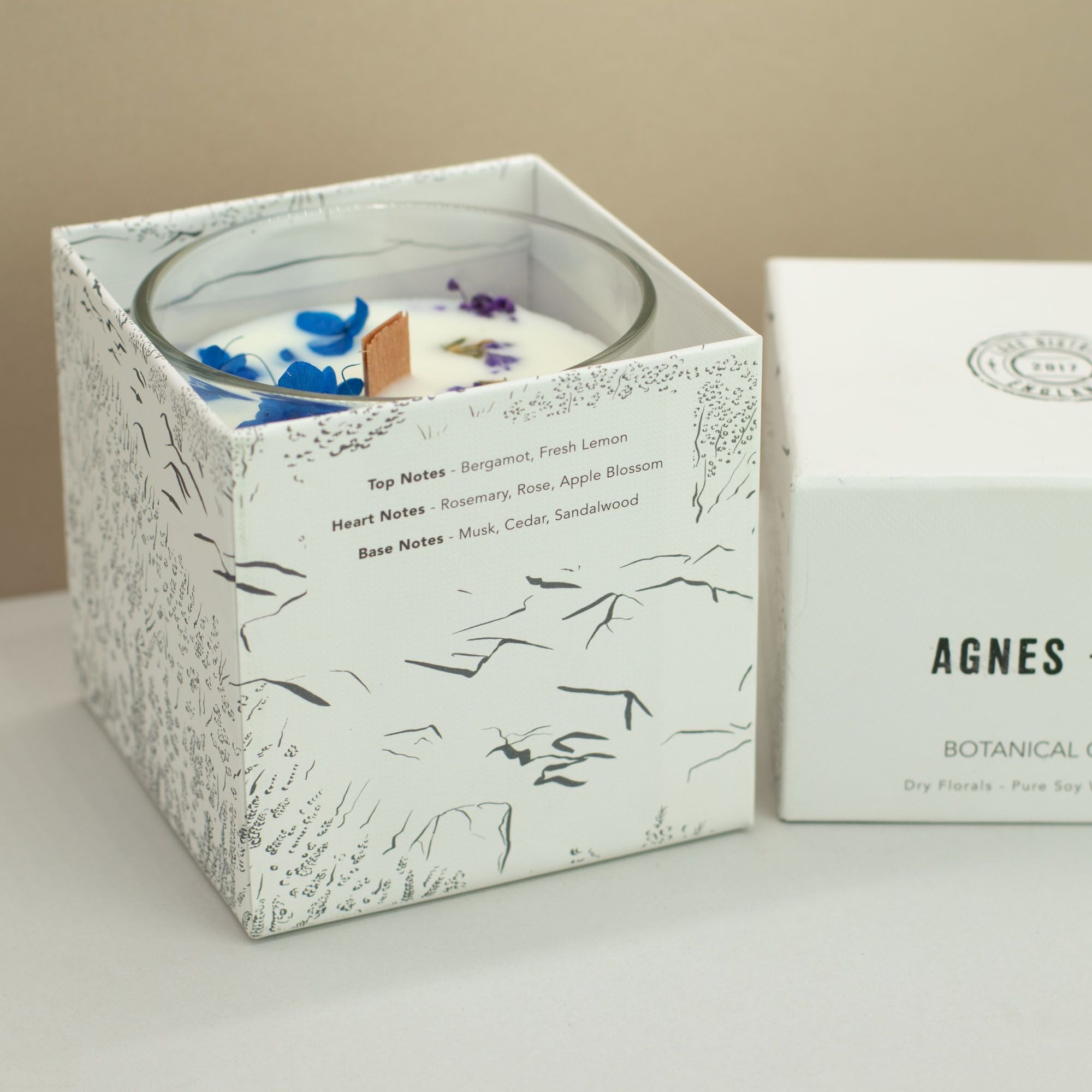 Agnes + Cat Botanical Soy Wax Candle - Moorland 🇬🇧