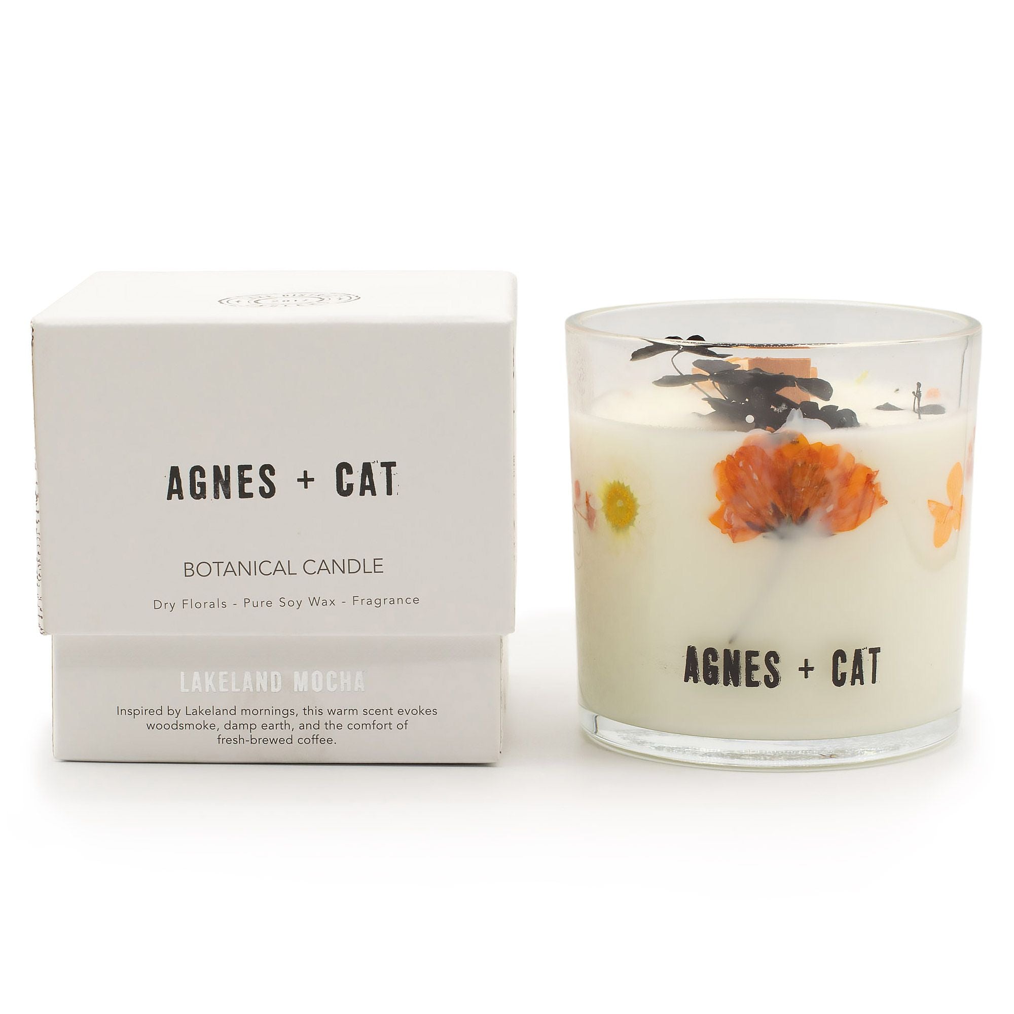Agnes + Cat Botanical Soy Wax Candle - Lakeland Mocha 🇬🇧