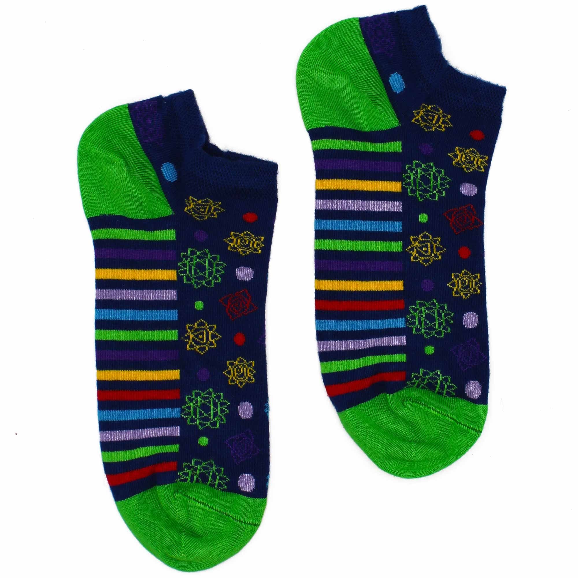 S/M Hop Hare Bamboo Socks Low (3.5-6.5) - 7 Chakra 🇬🇧
