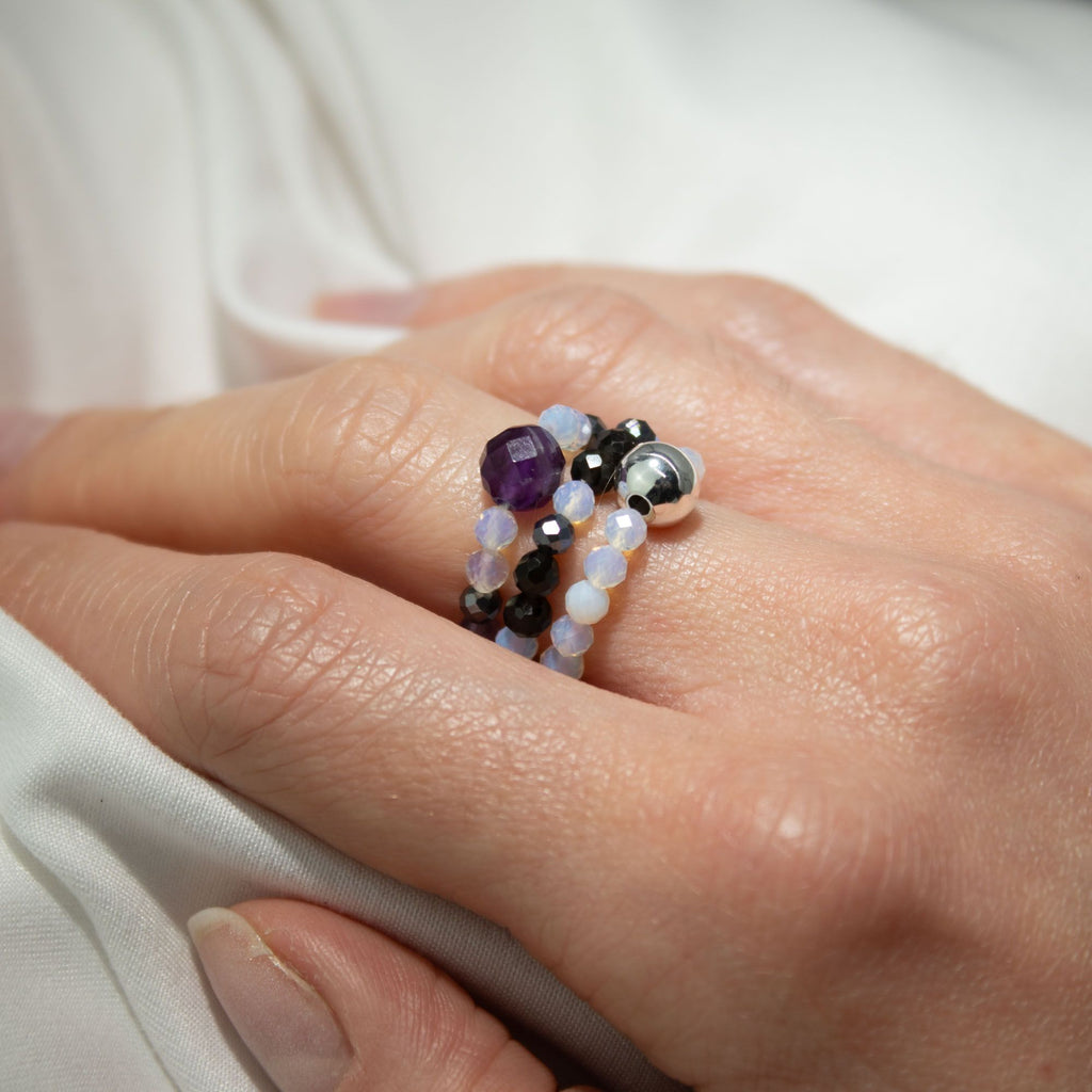 Nymph Spirit Gemstone Ring Set - Full Moon 🇬🇧