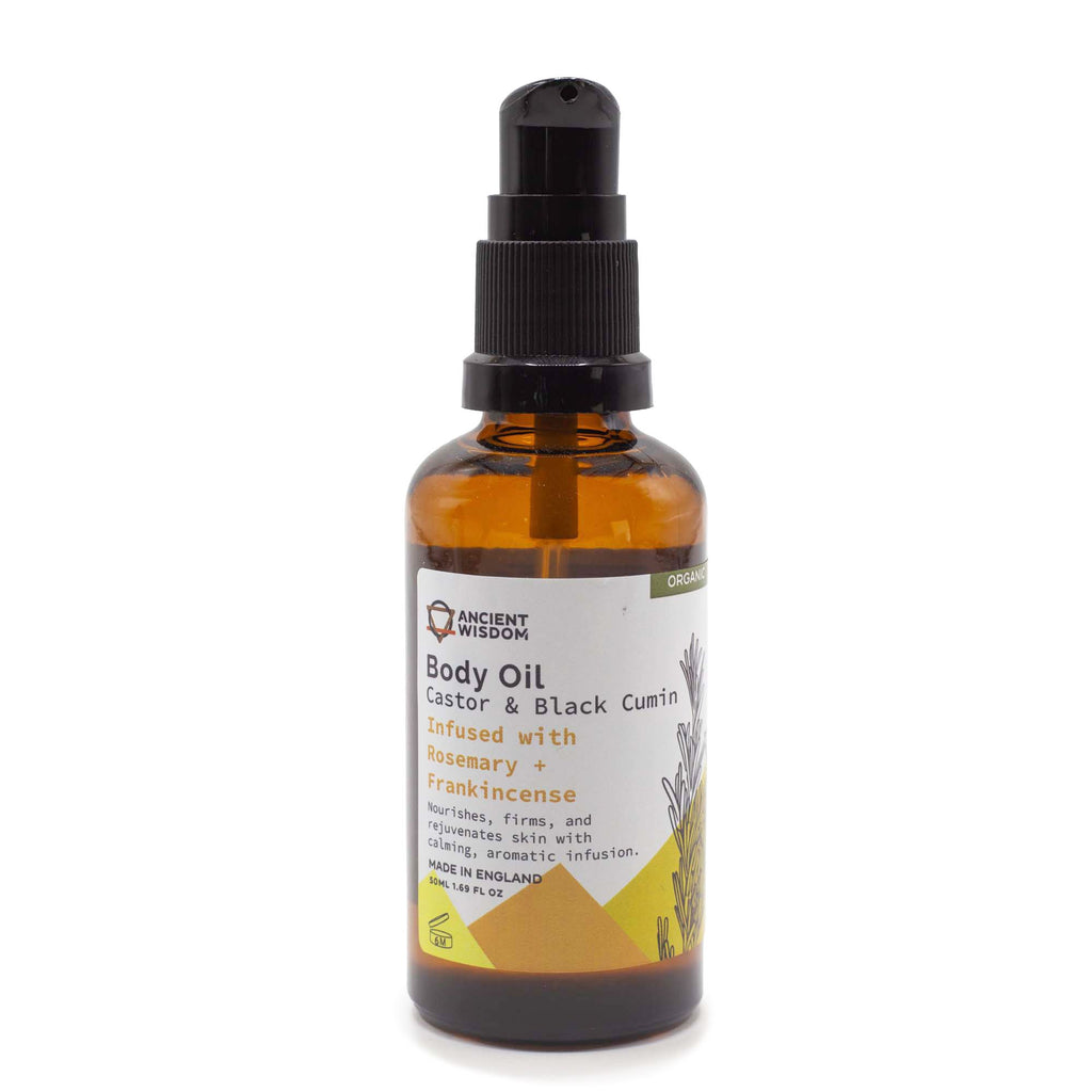 Organic Body Oil 50ml - Rosemary & Frankincense 🇬🇧