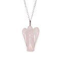 Gemstone Guardian Angel Pendant - Rose Quartz 🇬🇧