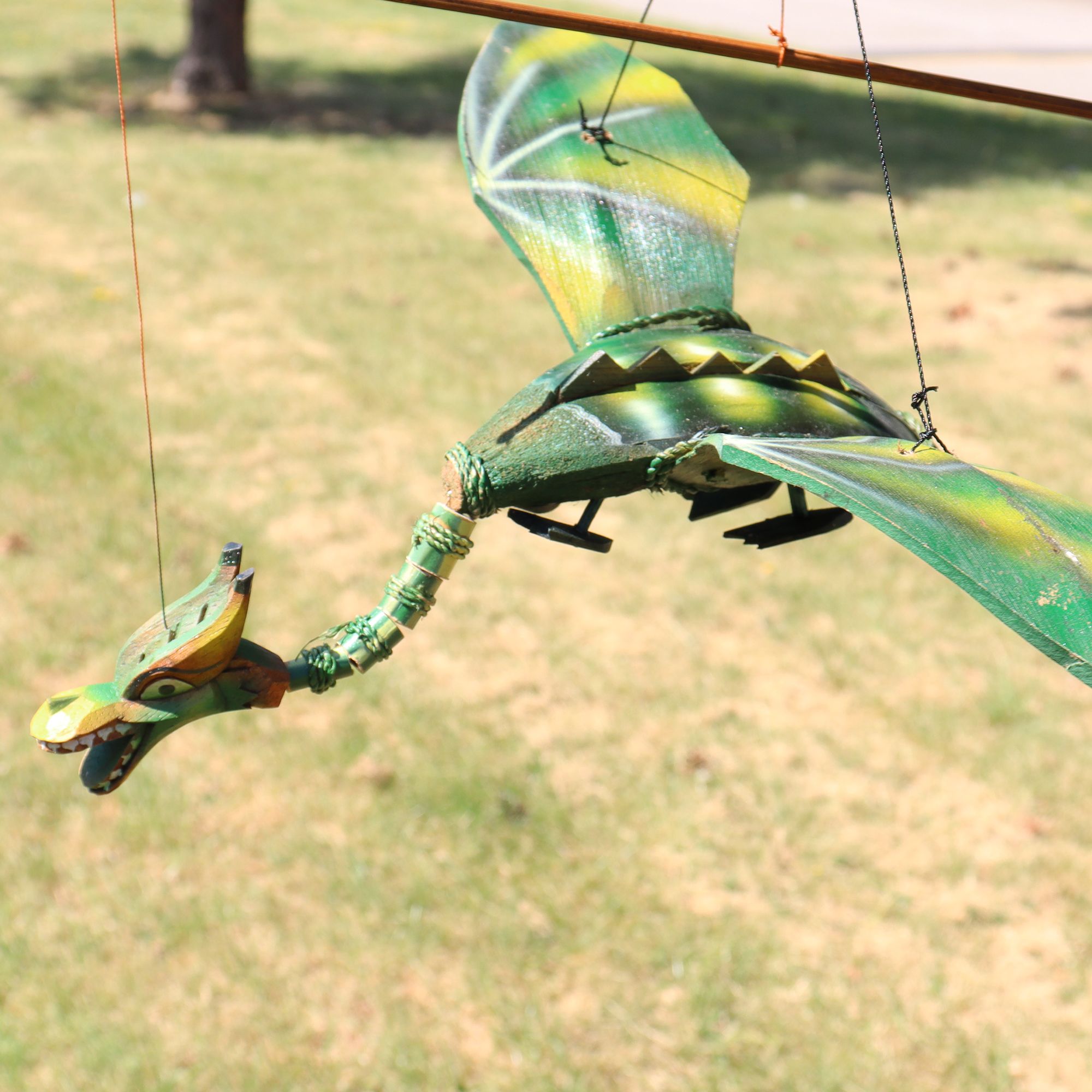 Green Coconut Dragon Mobile 37cm 🇬🇧