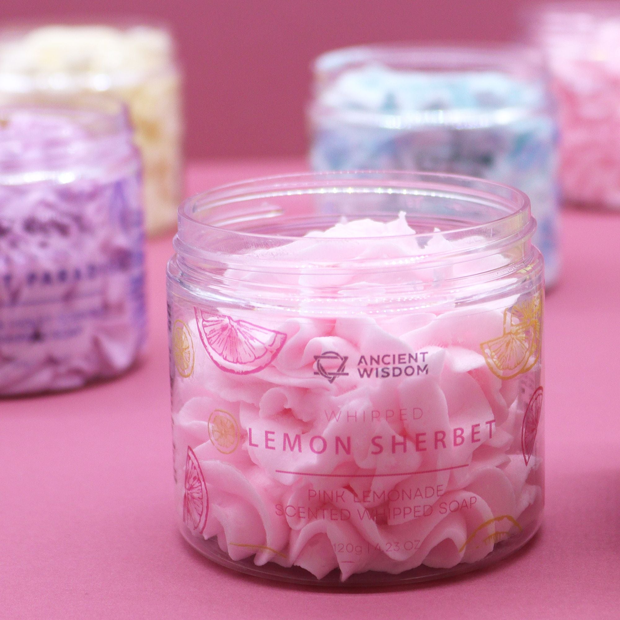Pink Lemonade Whipped Soap 120g 🇬🇧