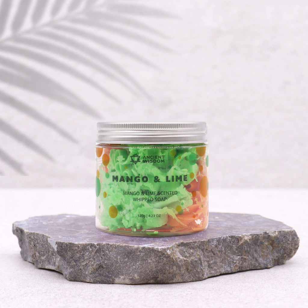 Mango & Lime Whipped Soap 120g 🇬🇧