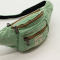 Cotton Hemp Style Belt (or Fanny) Bag - Sage 🇬🇧