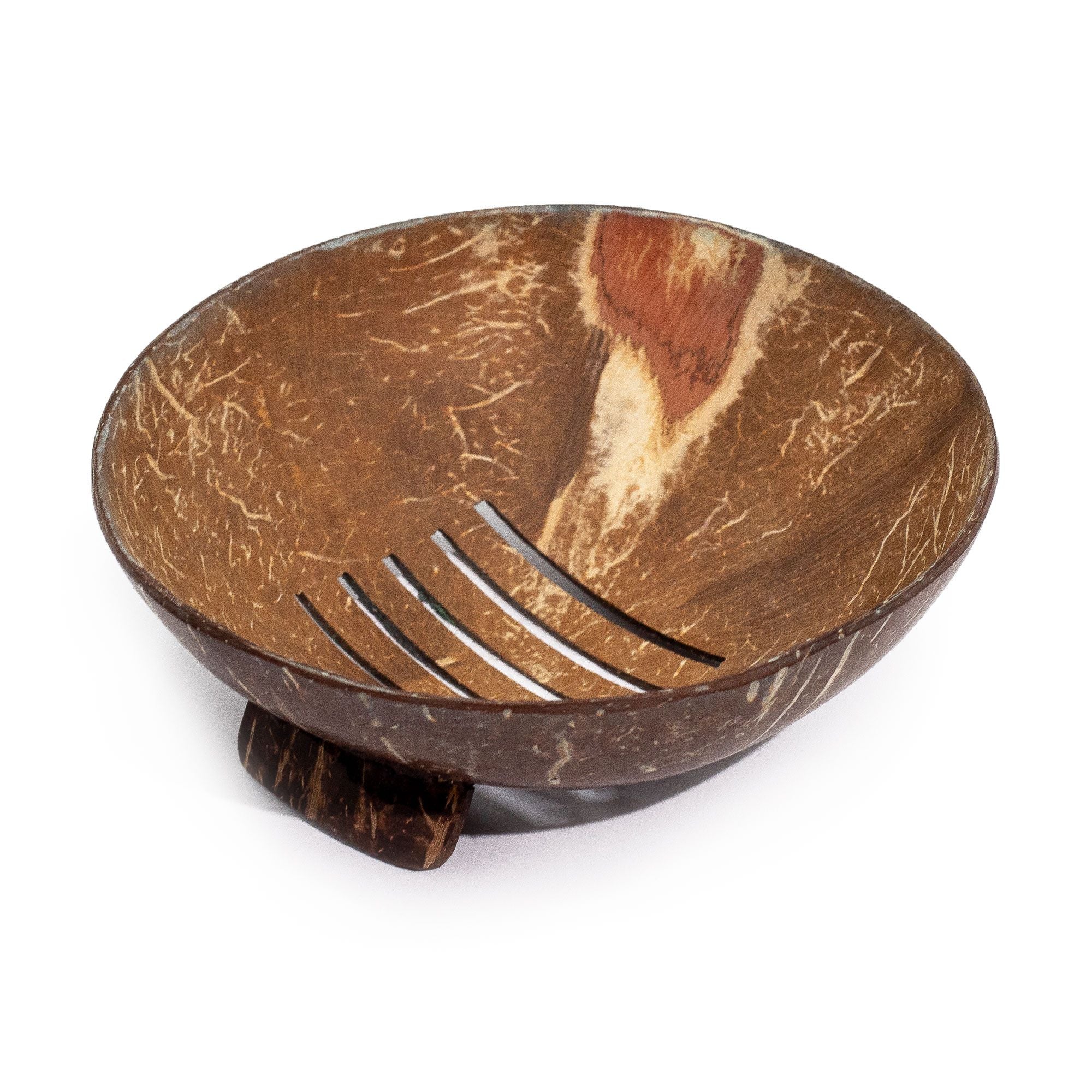 Natural Coconut Soap Dish - Round - 11cm 🇬🇧