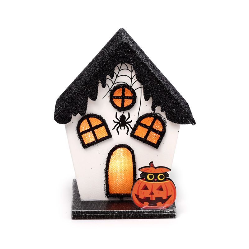Spooky Spider House Halloween LED Decoration 🇬🇧