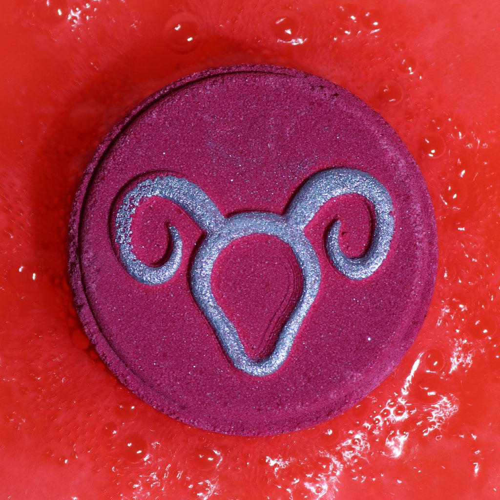 Set of Zodiac Bath Fizzers with Horoscope -  Aries 🇬🇧