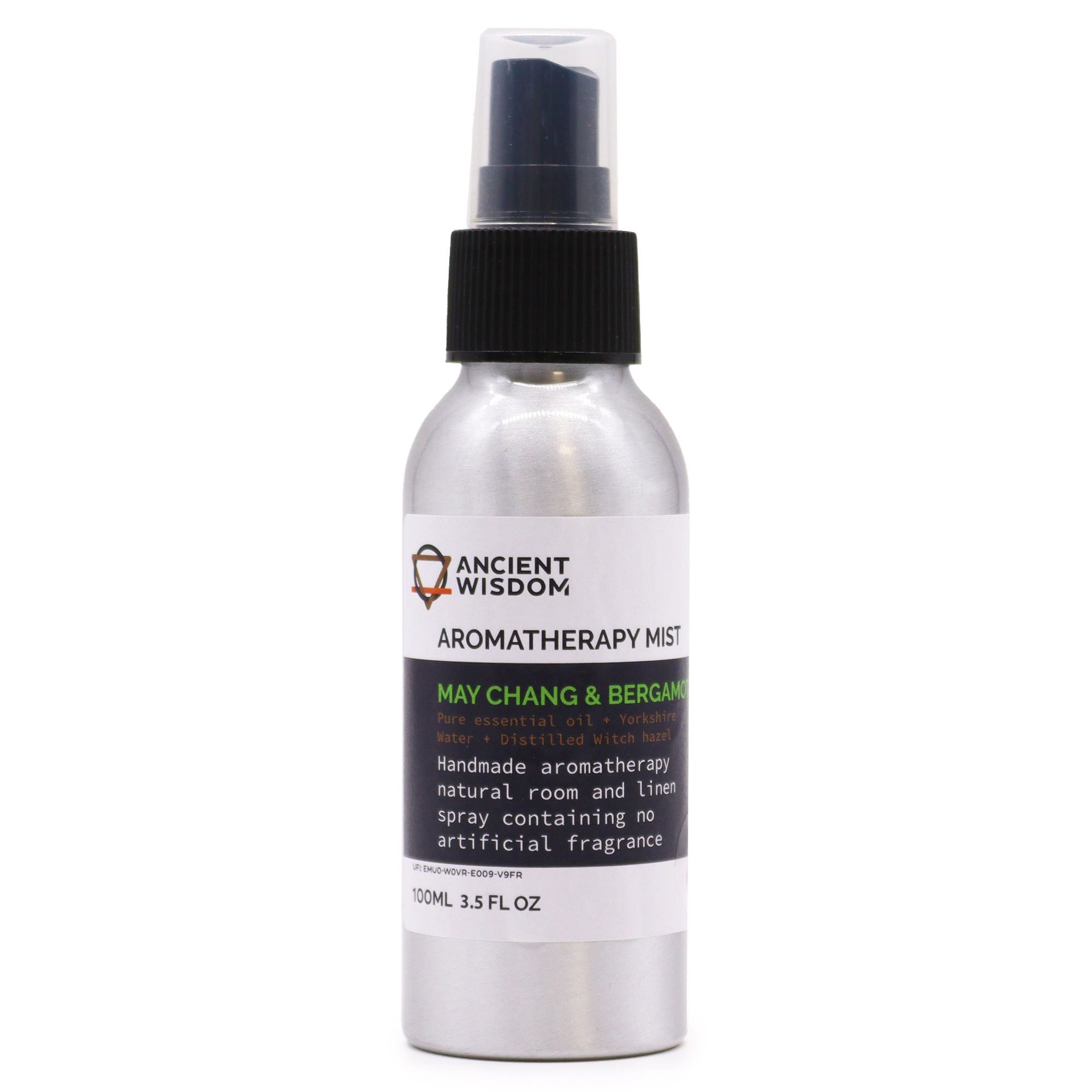 100ml Essential Oil Mist - May Chang & Bergamot 🇬🇧