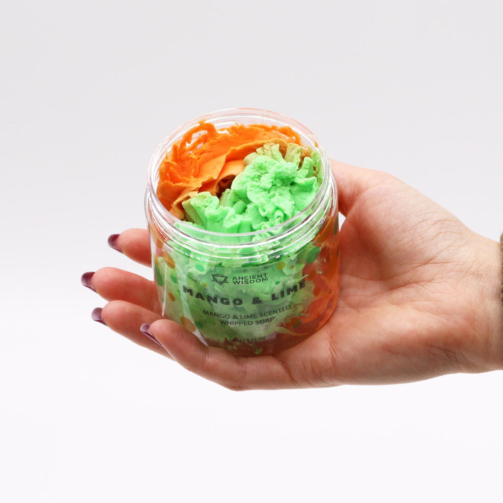 Mango & Lime Whipped Soap 120g 🇬🇧