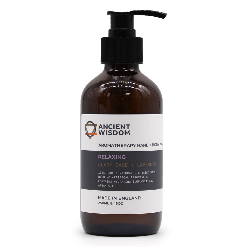 Clary Sage & Lavender Hand & Body Wash 250ml 🇬🇧