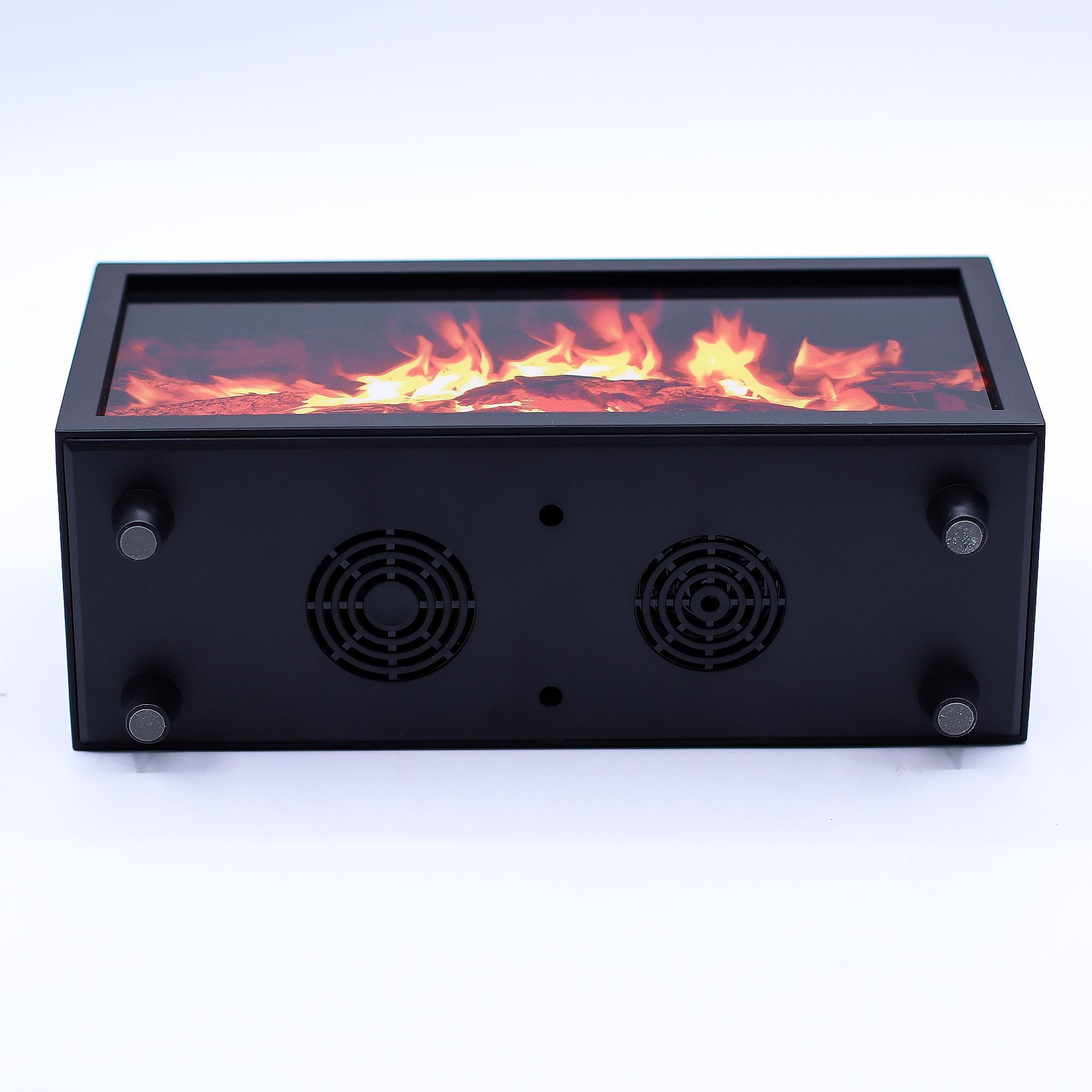 Flame Effect Aroma Diffuser with Birdsound - Black USB - Colour Change 🇬🇧