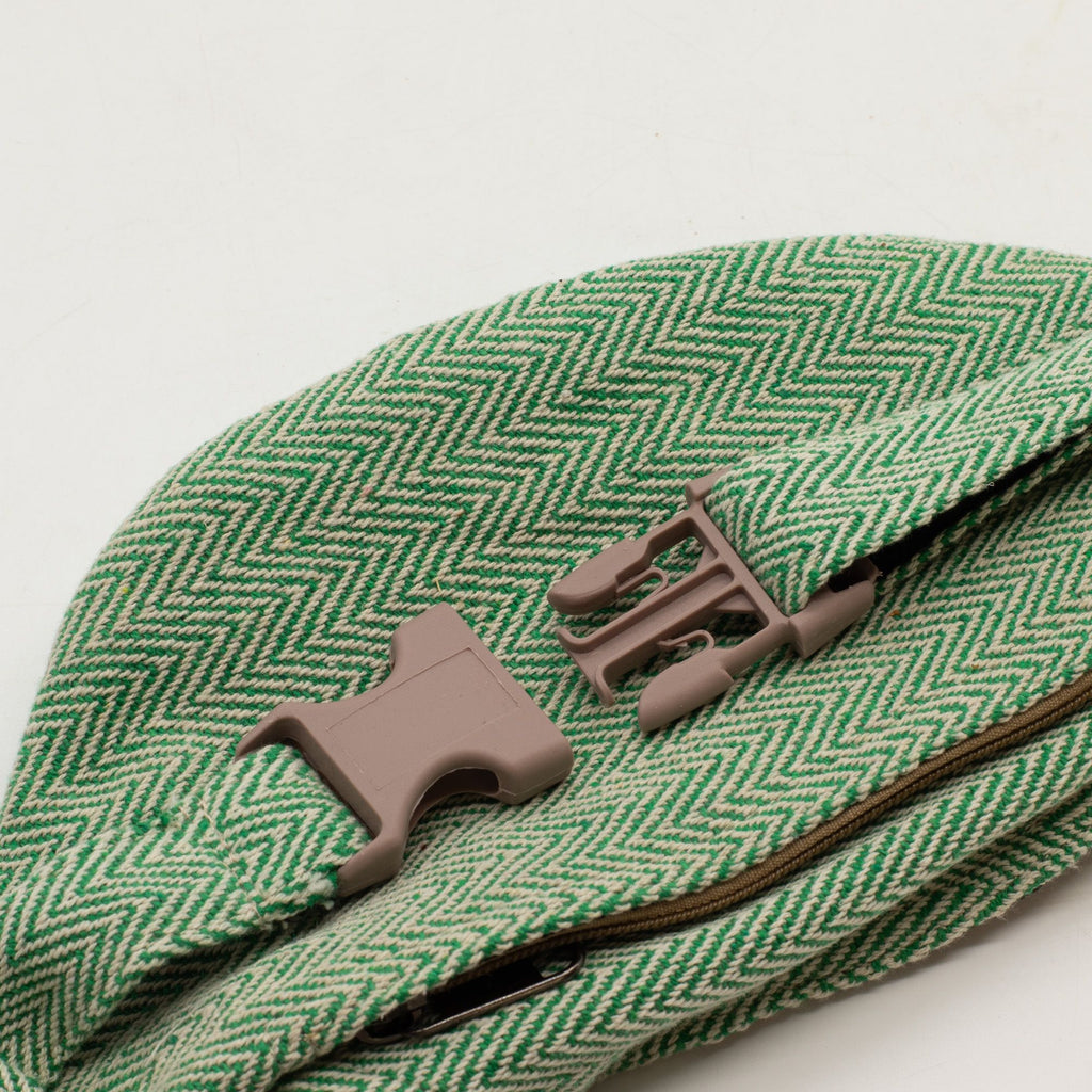 Cotton Hemp Style Belt (or Fanny) Bag - Sage 🇬🇧