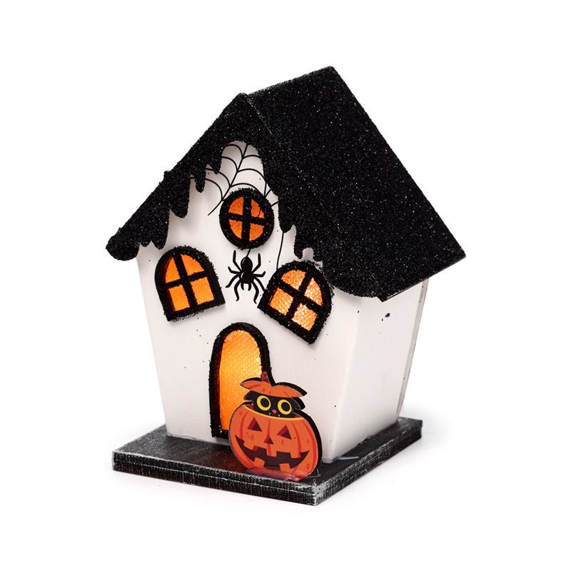Spooky Spider House Halloween LED Decoration 🇬🇧