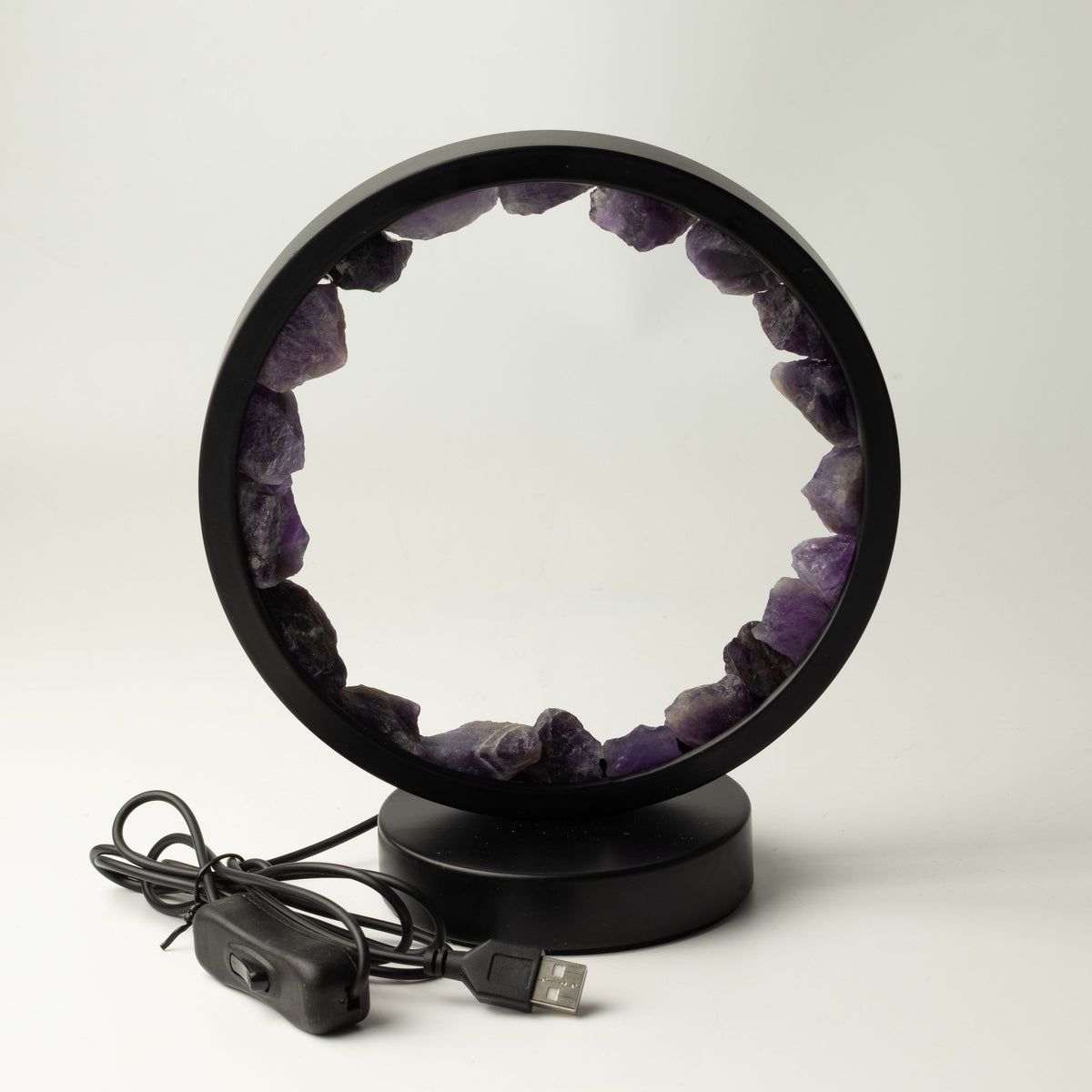 Gemstone Halo Lamp - Zen Spirit  - Amethyst 🇬🇧