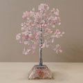 Gemstone Tree with Organite Base - 320 Stone - Rose Quartz 🇬🇧