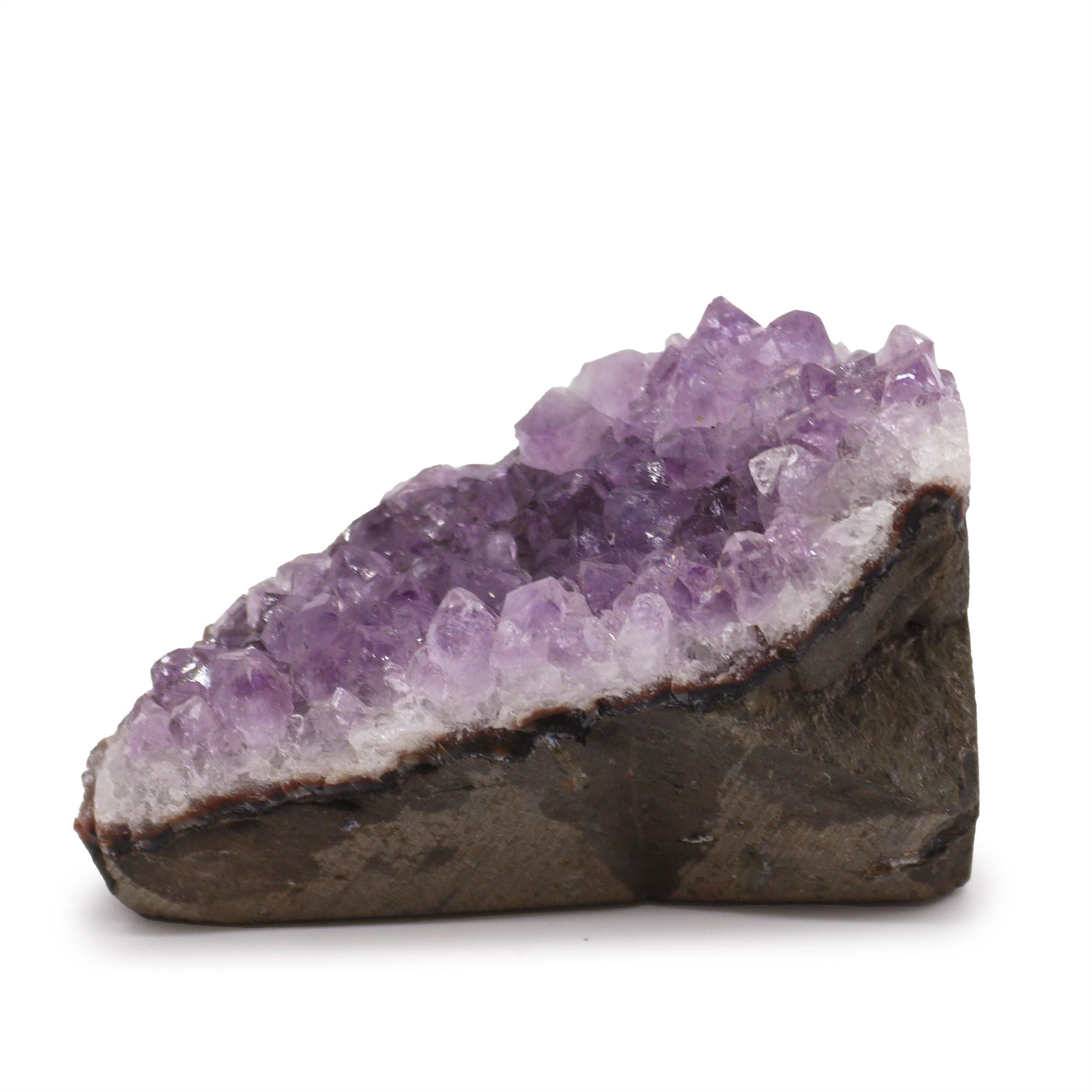 Medium Natural High Grade Amethyst Standing Cluster (approx 350-450gms 7.5-10cm) 🇬🇧