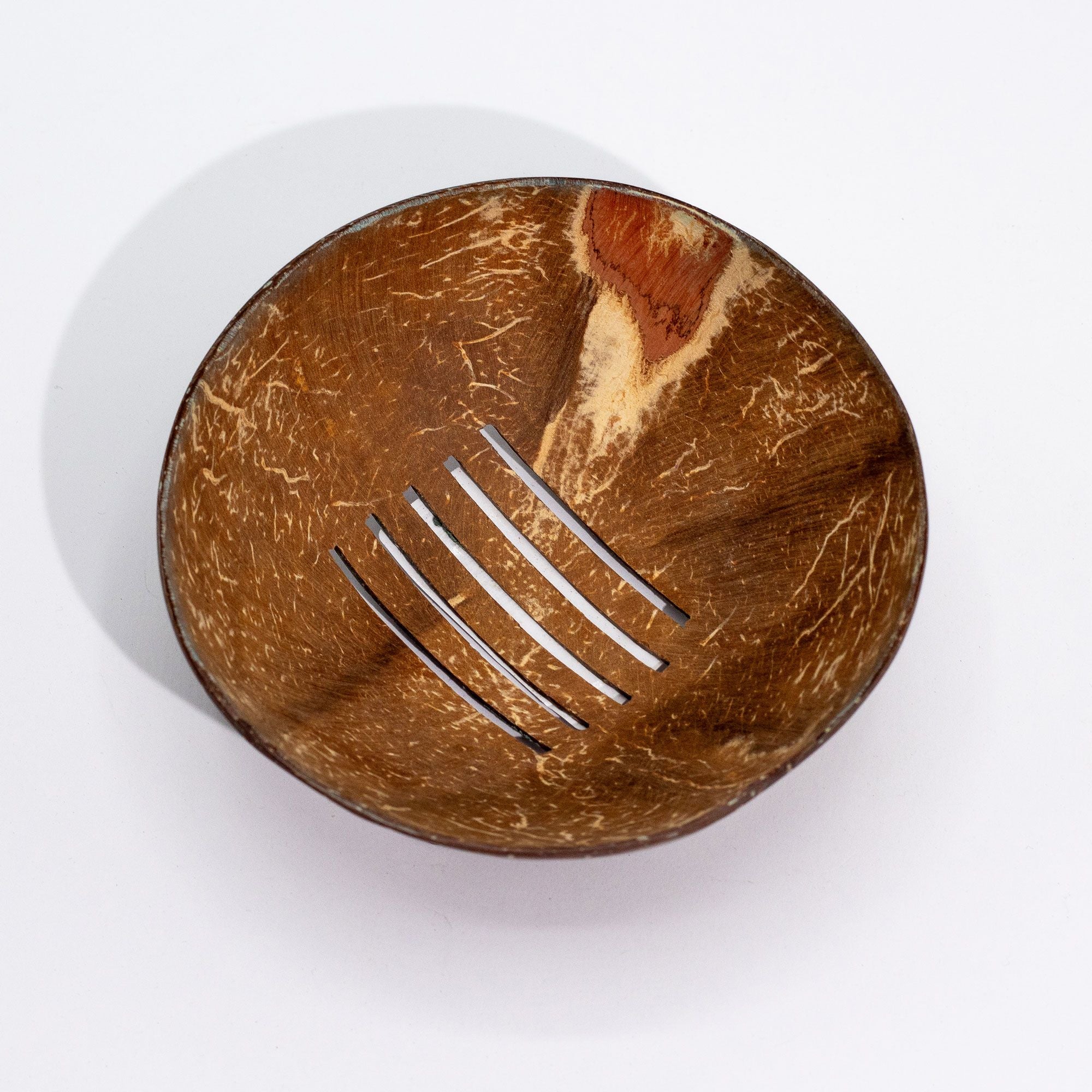 Natural Coconut Soap Dish - Round - 11cm 🇬🇧