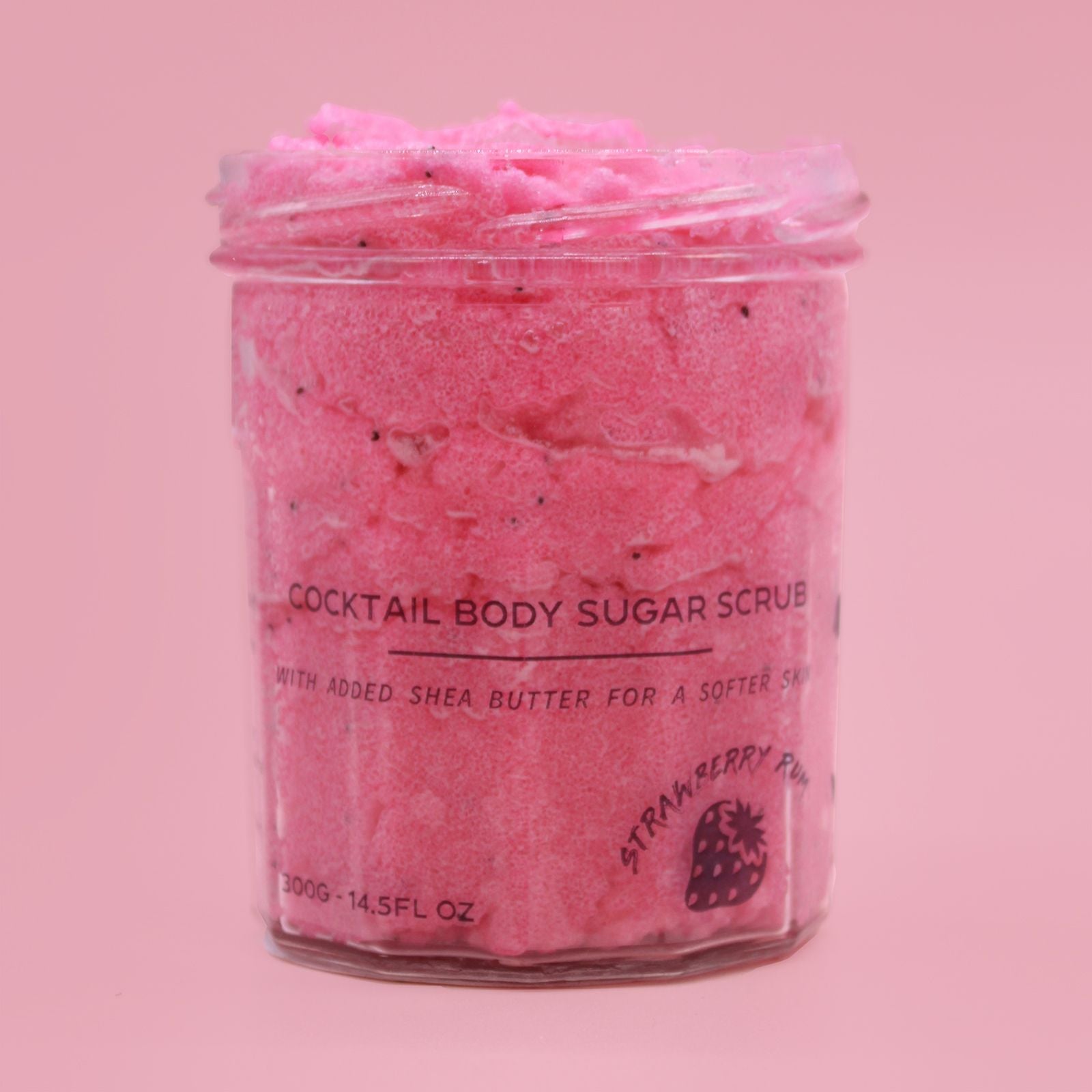 Fragranced Sugar Body Scrub - Strawberry Rum 300g 🇬🇧