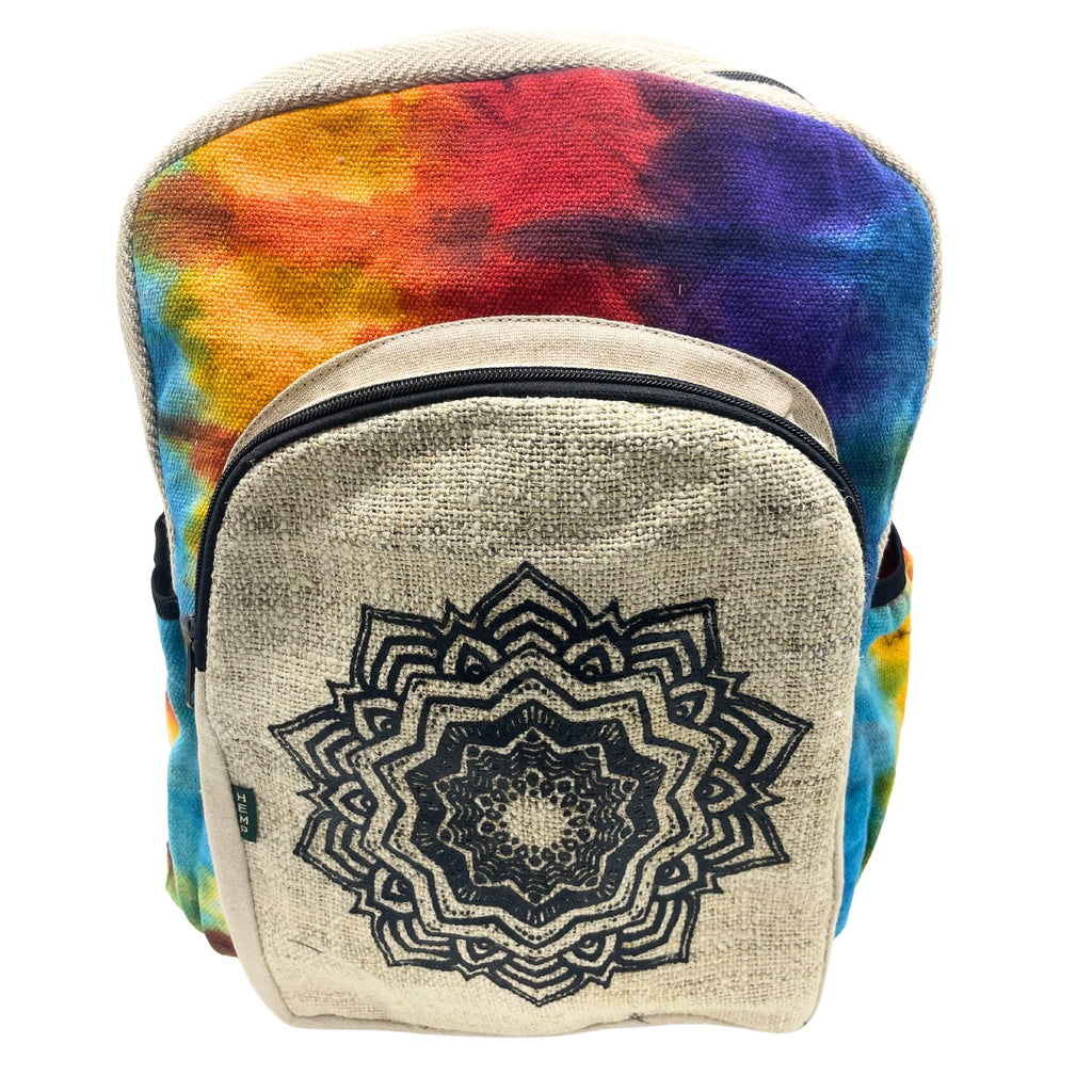Tiedye Hemp Large Backpack - Mandala 🇬🇧