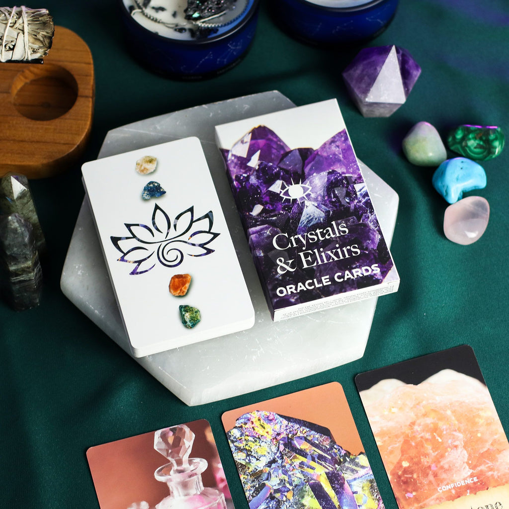 Crystals & Elixirs Oracle Cards – Healing Energy Deck 🇬🇧