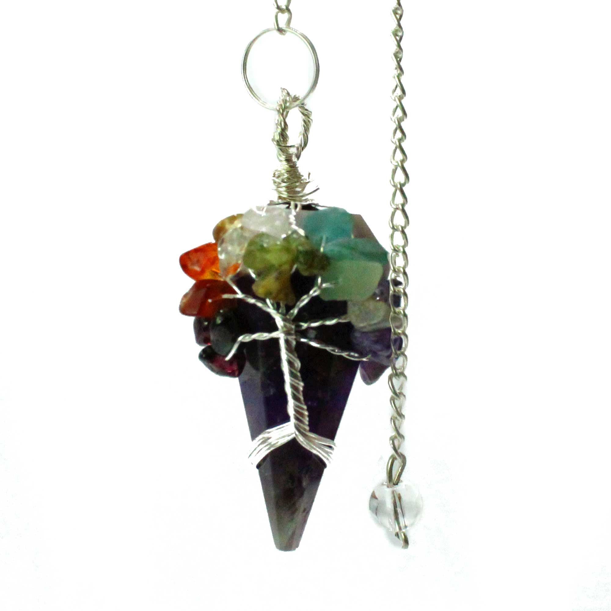 Magic Pendulum - Seven Chakra - Amethyst 🇬🇧