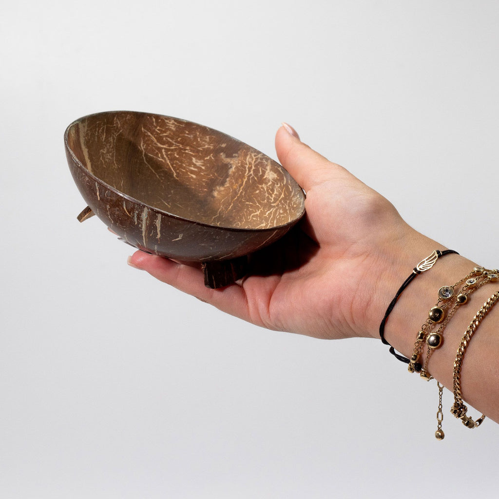 Natural Coconut Soap Dish - Round - 11cm 🇬🇧