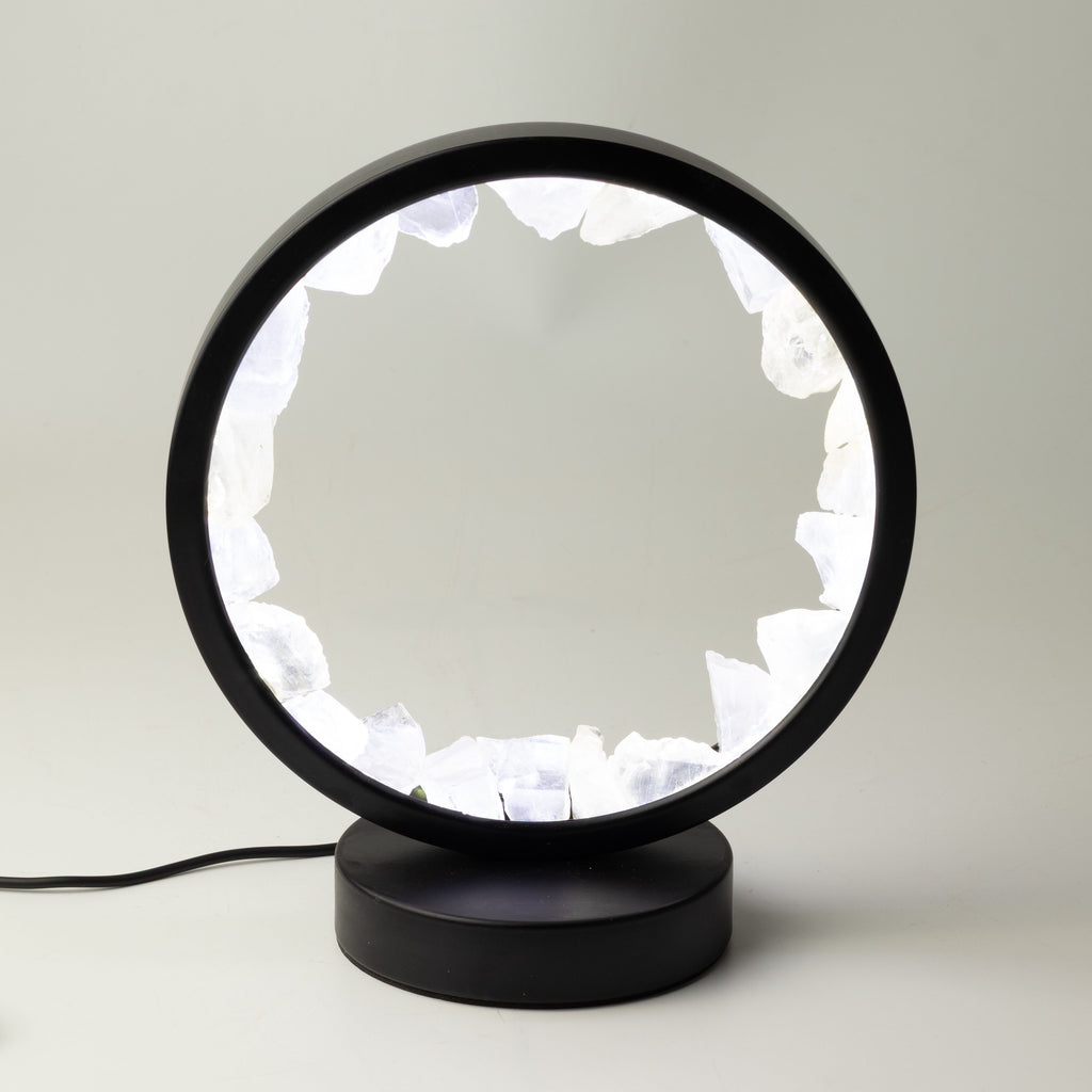 Gemstone Halo Lamp - Zen Mind - Clear Quartz 🇬🇧