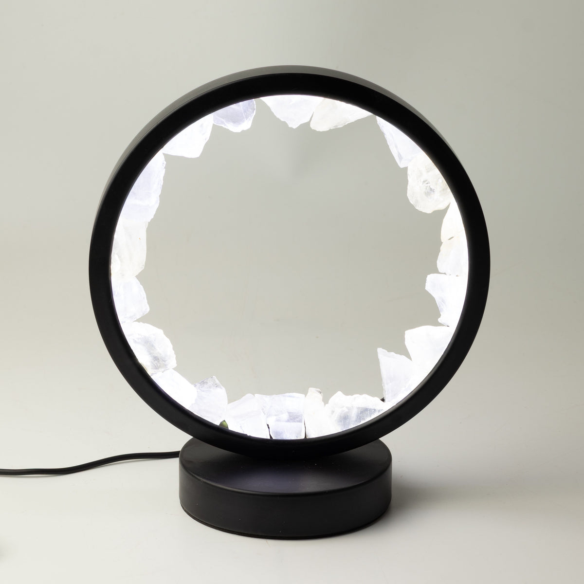 Gemstone Halo Lamp - Zen Mind - Clear Quartz 🇬🇧