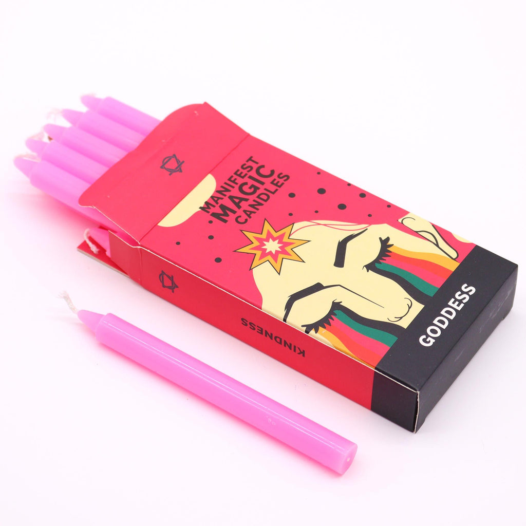 Manifest Magic Candles (pack of 12) - Pink 🇬🇧