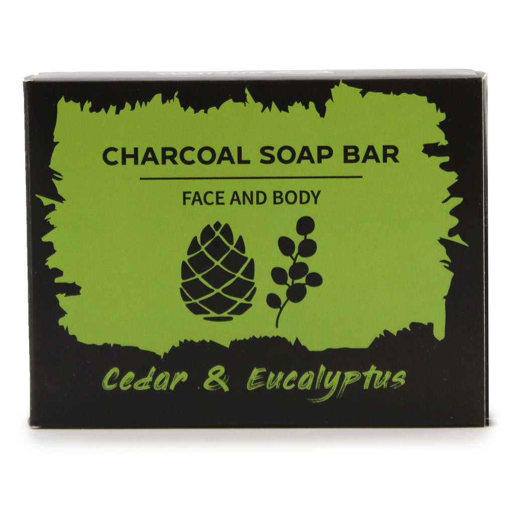 Charcoal Soap 85g - Eucalyptus & Cedarwood 🇬🇧