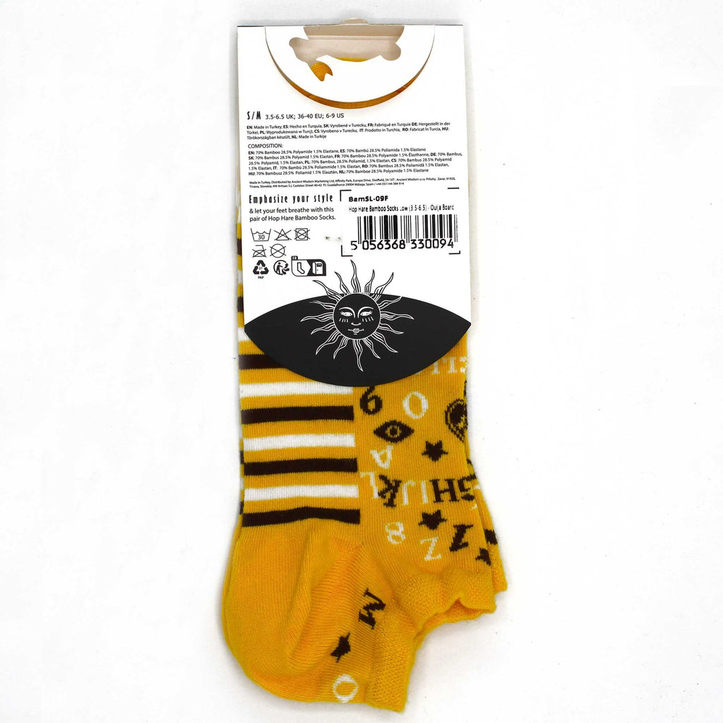 S/M Hop Hare Bamboo Socks Low (3.5-6.5) - Ouija Board 🇬🇧