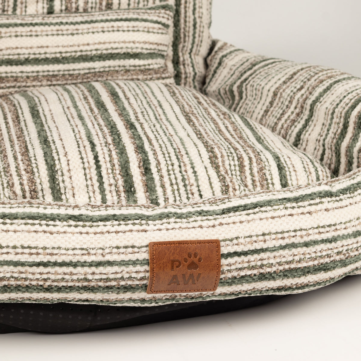PAW Bed – Small Sofa – Brown Stripes – 50 × 50 × 26cm 🇬🇧