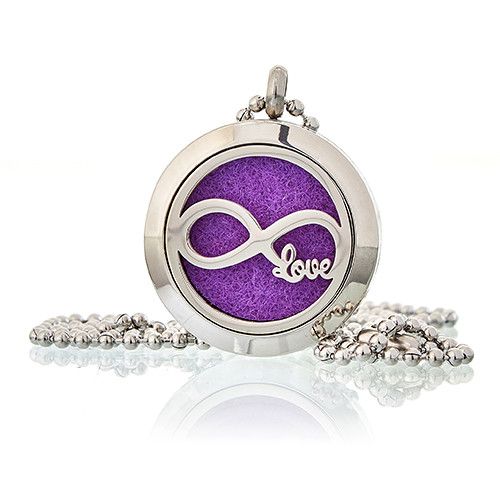 Aromatherapy Diffuser Necklace - Infinity Love 25mm 🇬🇧