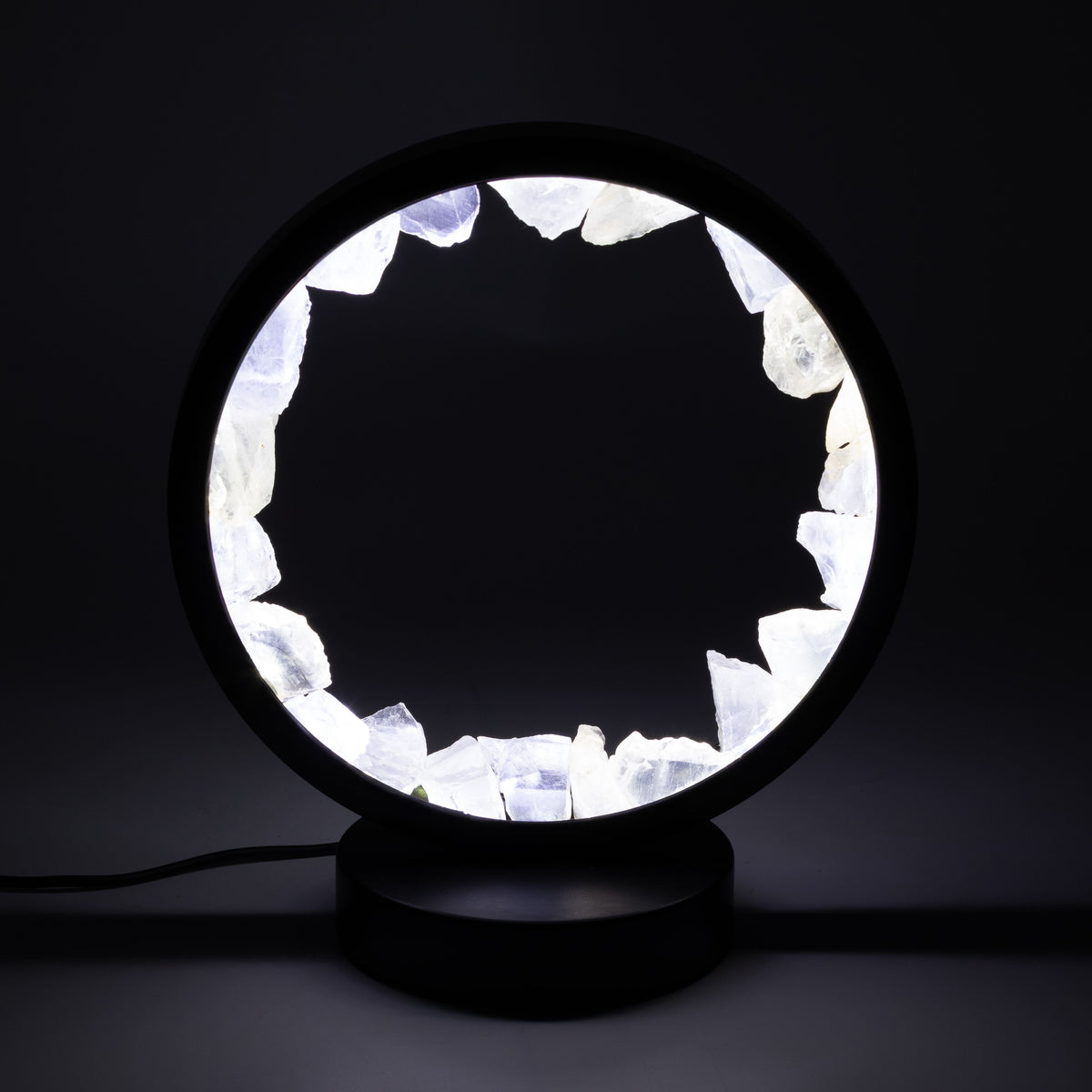 Gemstone Halo Lamp - Zen Mind - Clear Quartz 🇬🇧