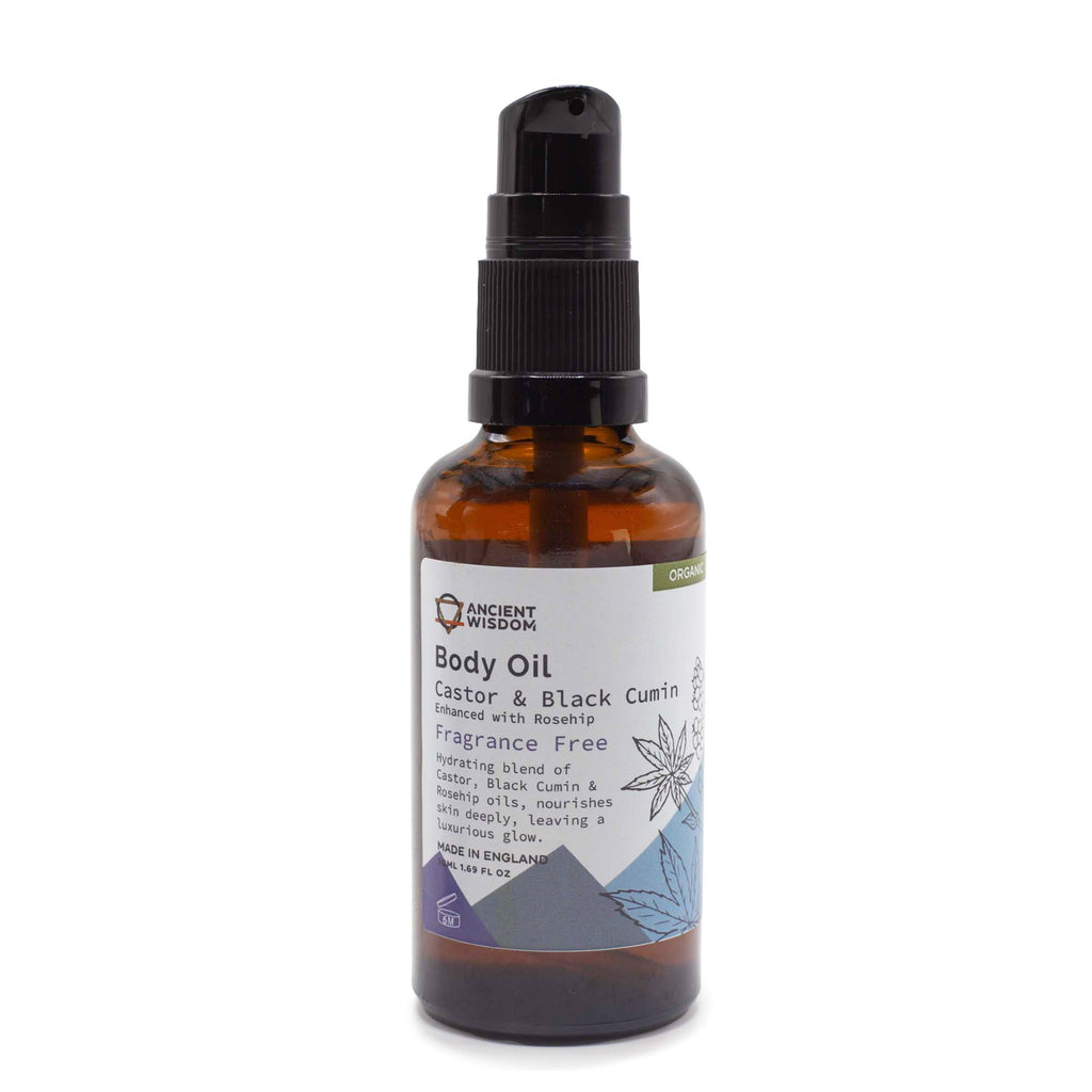 Organic Body Oil 50ml - Rosehip (Unfragranced) 🇬🇧