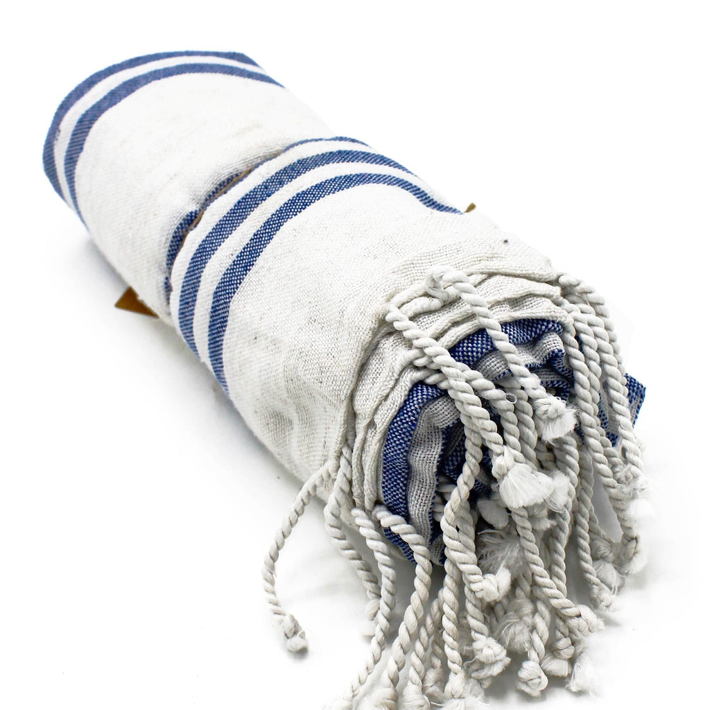 Hamman Spa Towel - Ocean Blue - 90x170cm 🇬🇧