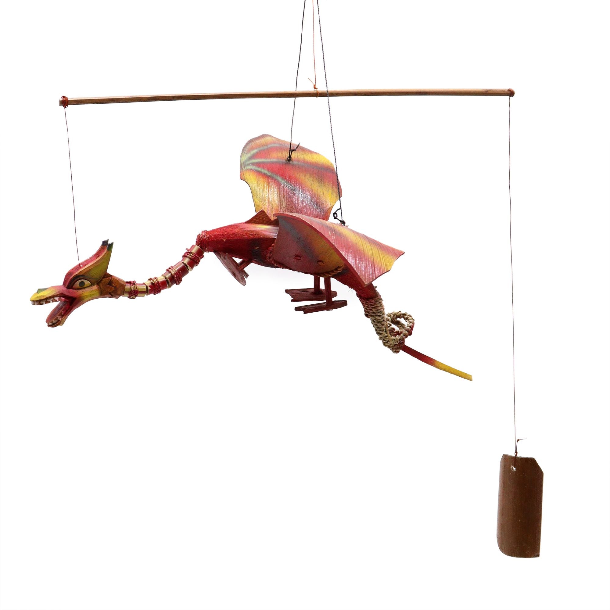 Red Coconut Dragon Mobile 37cm 🇬🇧