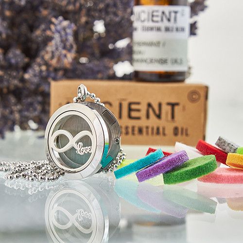 Aromatherapy Diffuser Necklace - Infinity Love 25mm 🇬🇧