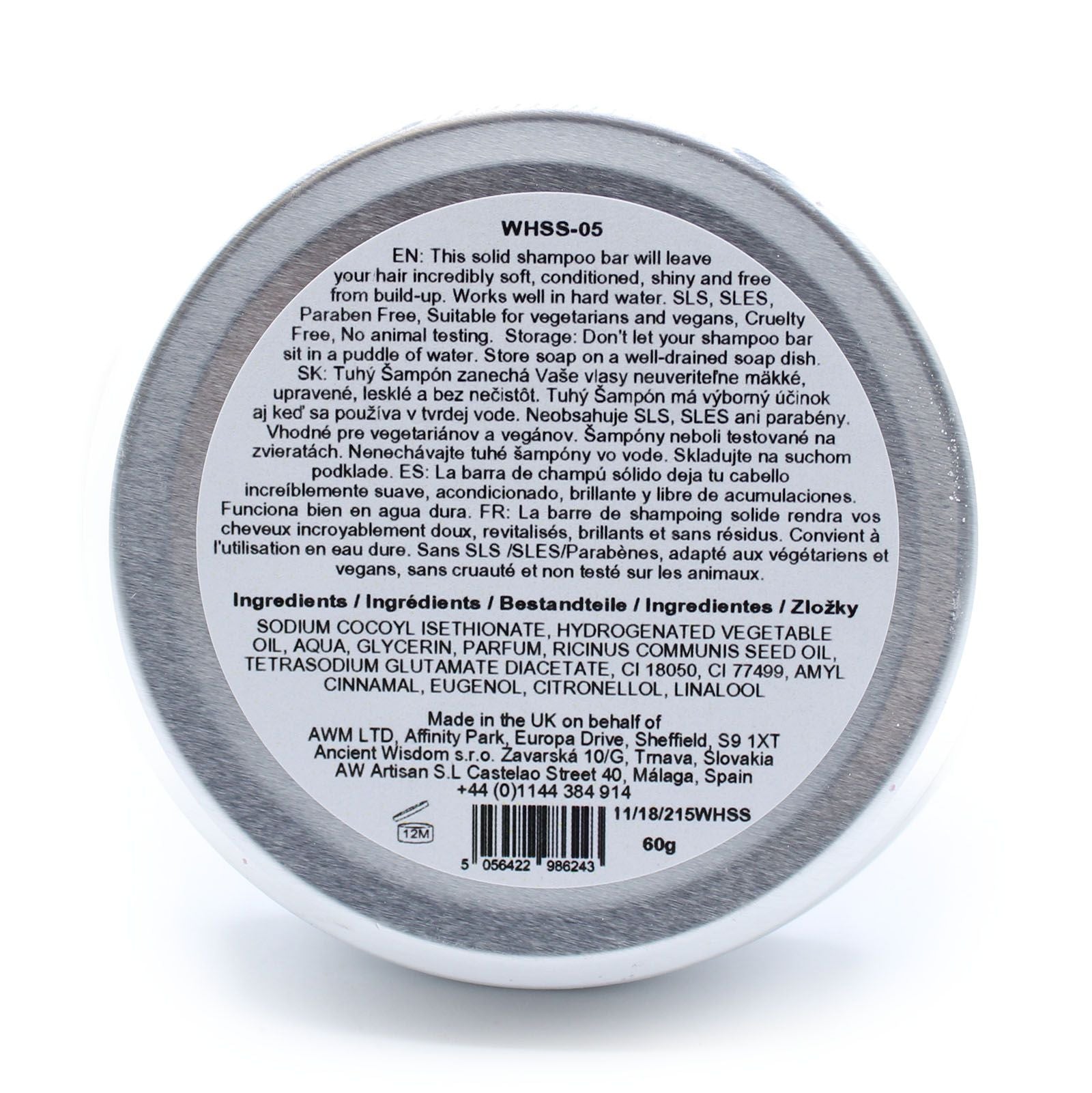 Wild Hare Solid Shampoo 60g - Cherry Bonbon 🇬🇧