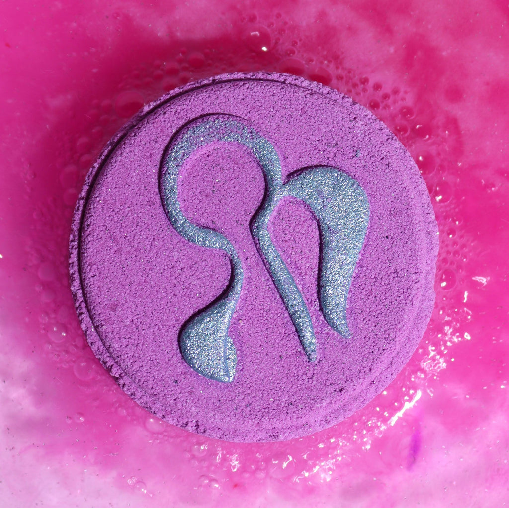 Set of Zodiac Bath Fizzers with Horoscope - Virgo 🇬🇧