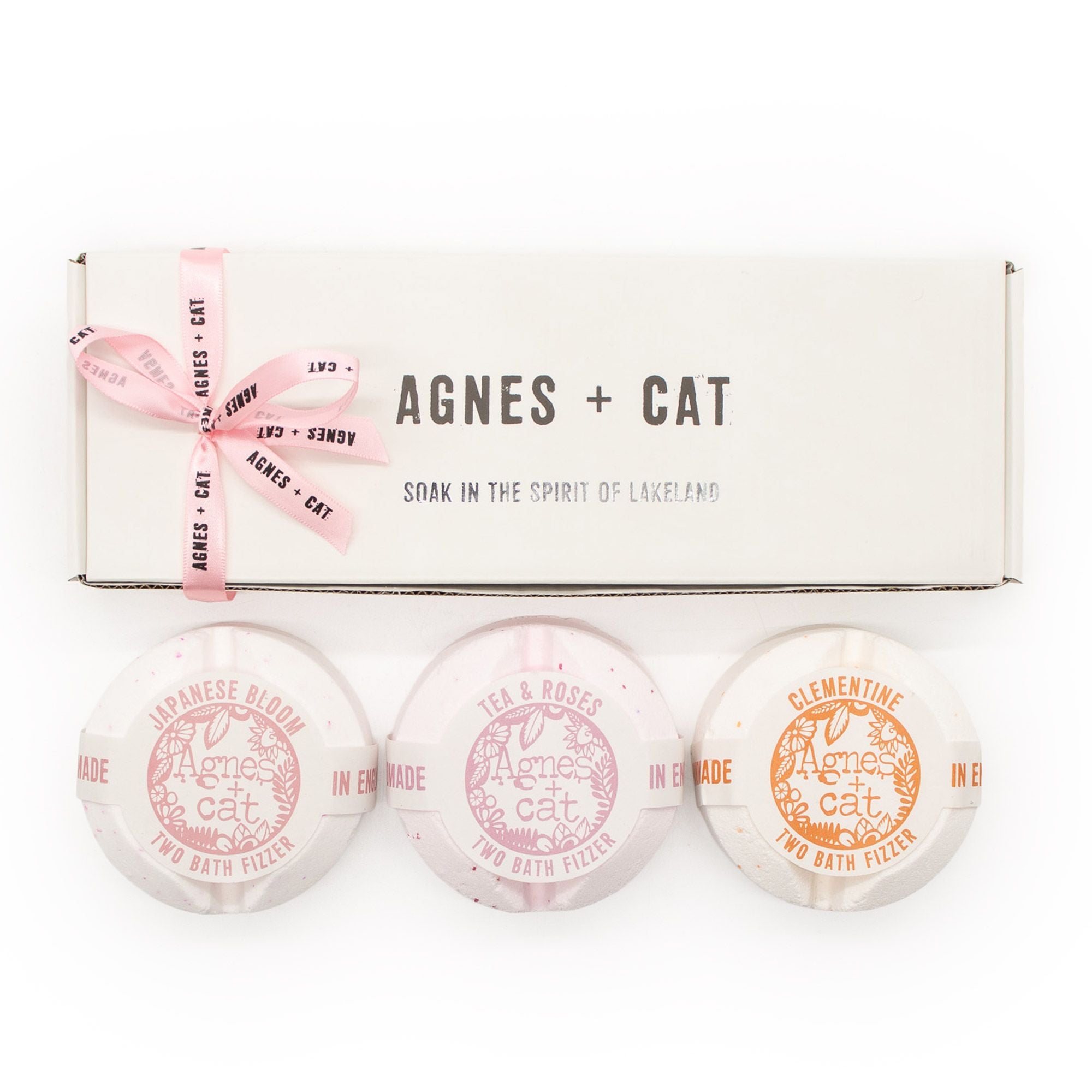 Agnes + Cat Floral & Citrus Bath Fizzer Gift Set 🇬🇧