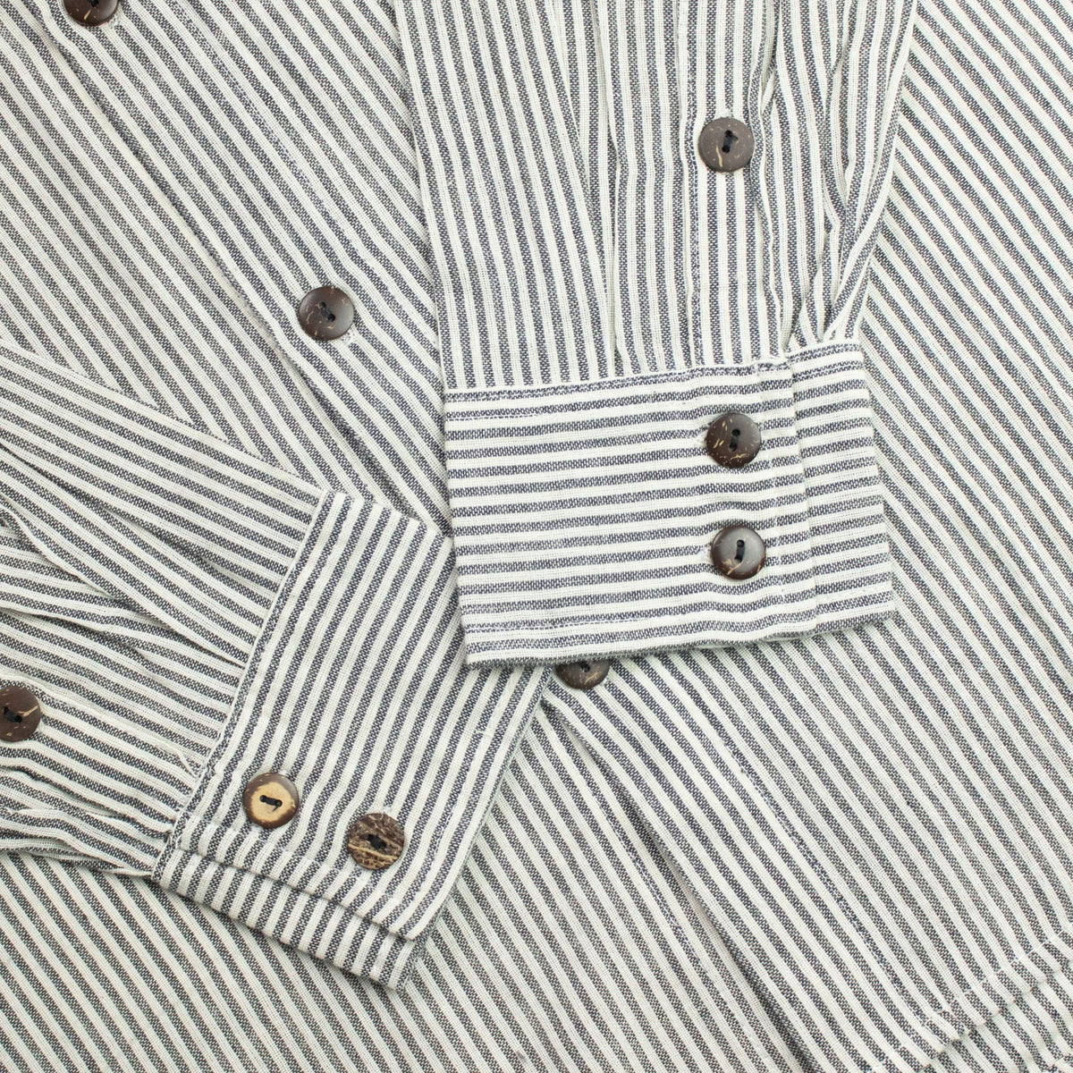 Nomad Sari Grandad Shirt - Grey Stone - XL 🇬🇧
