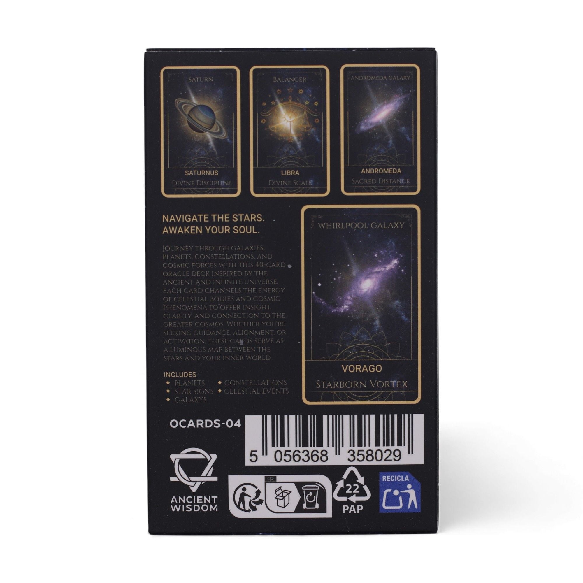 Celestial Energy Atlas Oracle Cards - Spiritual Deck 🇬🇧