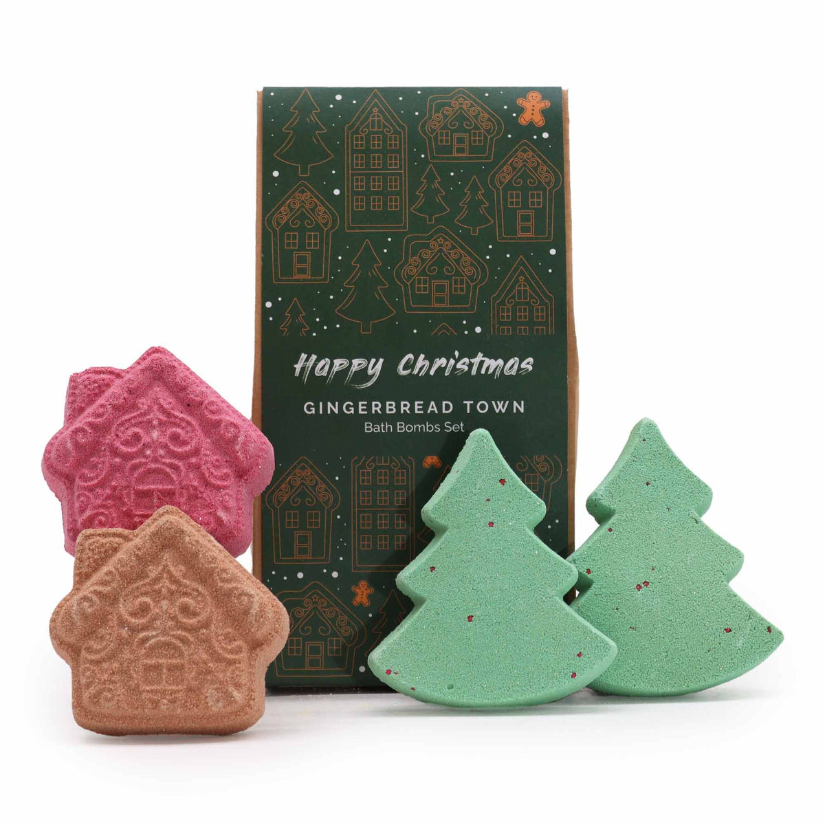 Gingerbread Town Christmas Bath Bomb Gift Pack 🇬🇧
